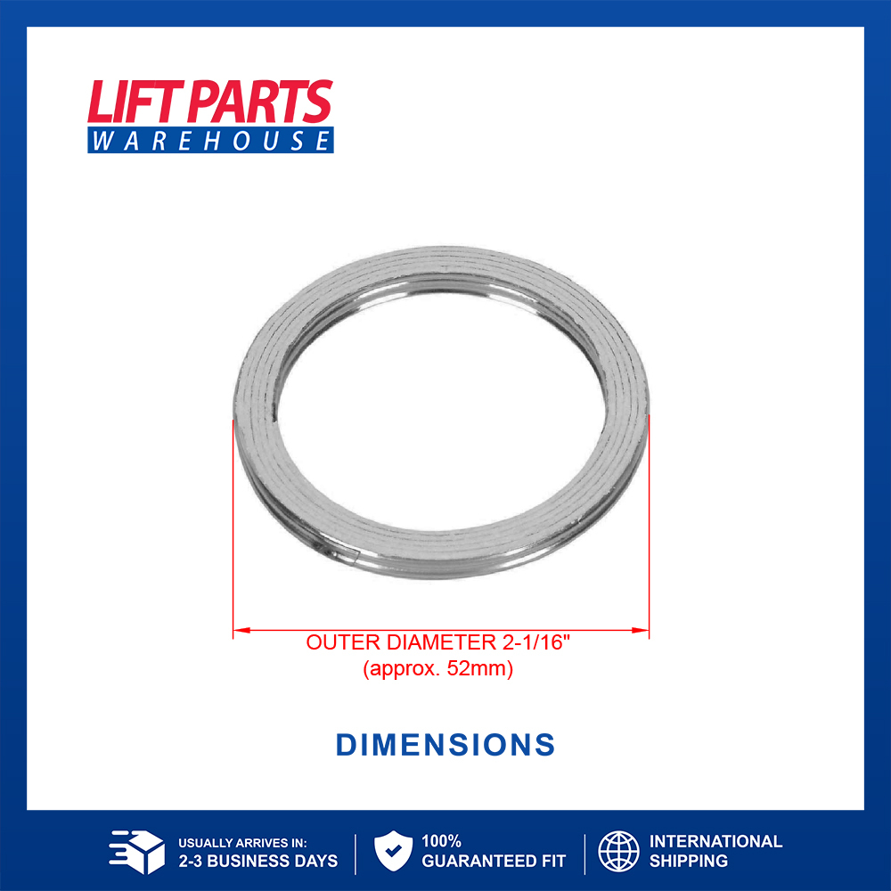 Gasket - Exhaust Flange Compr For Toyota : 90584-43001-71 - Same